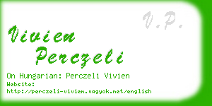 vivien perczeli business card